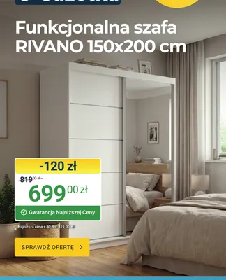 Szafa funkcjonalna RIVANO 150x200cm promocja w ERLI