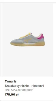 Sneakersy niskie Tamaris niebieski promocja w Lounge by Zalando