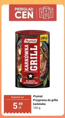 Przyprawa do grilla karkówka Prymat promocja w Dino