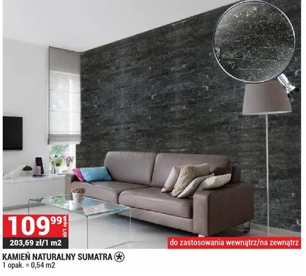 Kamień naturalny Sumatra promocja w Merkury Market