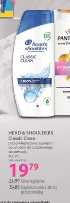 Przeciwłupieżowy szampon do włosów do codziennego stosowania HEAD & SHOULDERS Classic Clean promocja w Hebe