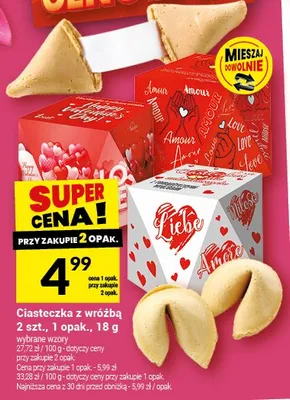 Ciasteczka z wróżbą promocja w Twój Market