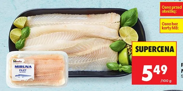 Filet z miruny  promocja w Biedronka
