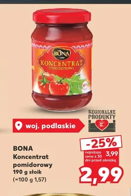 Koncentrat pomidorowy Bona promocja w Kaufland