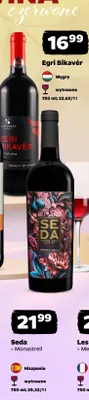 Wino czerwone Seda Monastrell hiszpańskie wytrawne promocja w Netto
