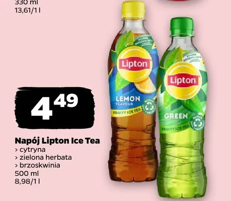 Napój Lipton Ice Tea cytryna promocja w Netto