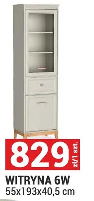 Witryna 6W 55x193x40,5 cm promocja w Merkury Market