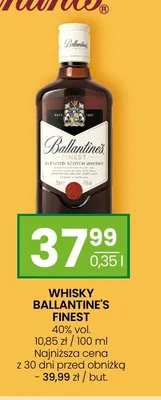 Whisky Ballantine's Finest promocja w Twój Market