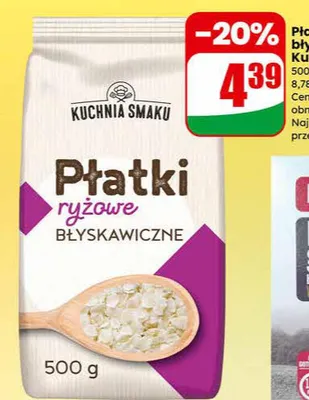 Płatki ryżowe błyskawiczne promocja w Dino