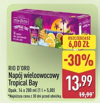 Napój wieloowocowy Tropical Bay promocja w Aldi
