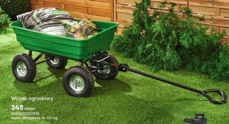 Wózek ogrodowy promocja w Castorama