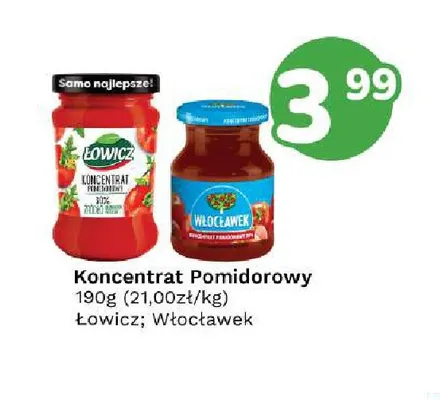 Koncentrat pomidorowy Łowicz promocja w Limonka