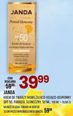 Krem do twarzy nawilżająco-kojący ochronny idealny brąz, Słoneczny promocja w Drogerie Natura