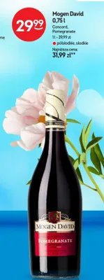 Wino Mogen David Pomegranate promocja w Żabka