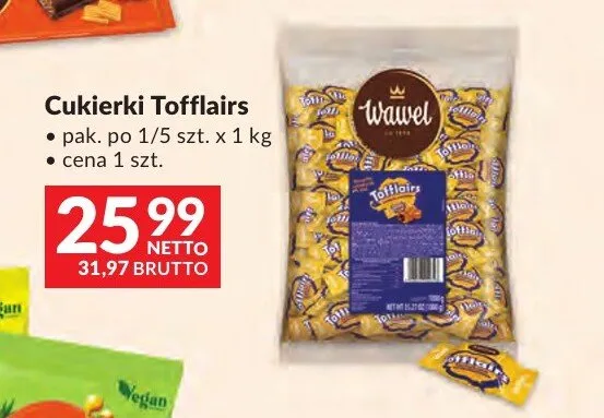 Cukierki Tofflairs Wawel promocja w Makro