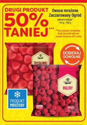 Owoce mrożone truskawki Zaczarowany Ogród promocja w POLOmarket