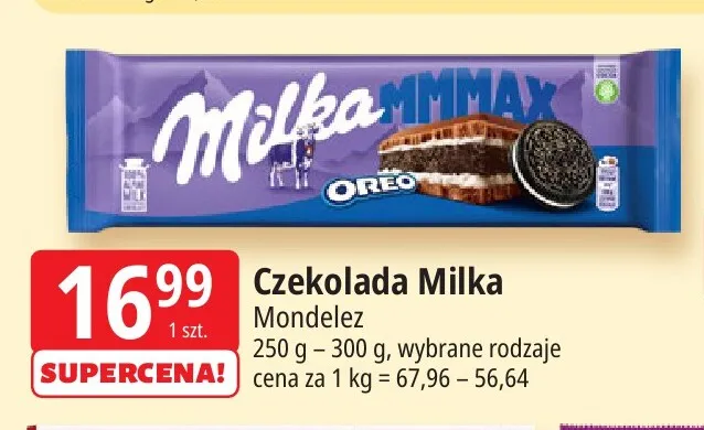 Czekolada Milka Mondelez promocja w Leclerc