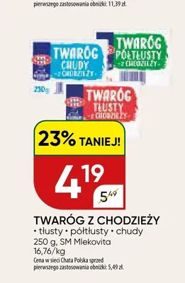 Twaróg z Chodzieży półtłusty promocja w Chata Polska