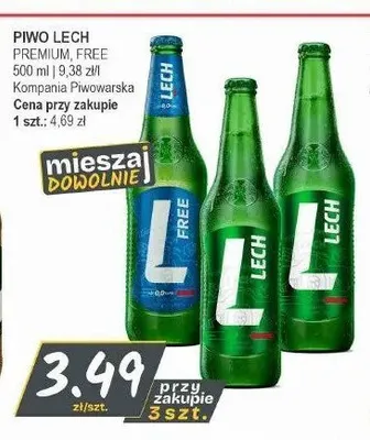 Piwo Lech Premium promocja w Słoneczko