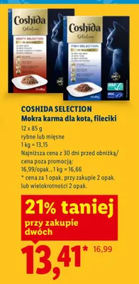 Mokra karma dla kota, fileciki rybne promocja w Lidl