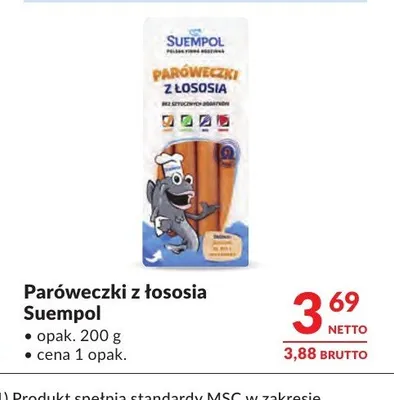 Paróweczki z łososia Suempol promocja w Makro
