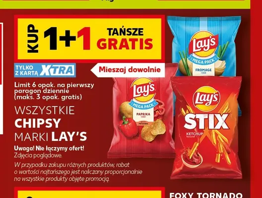 Chipsy Lay's Stix Ketchup promocja w Kaufland