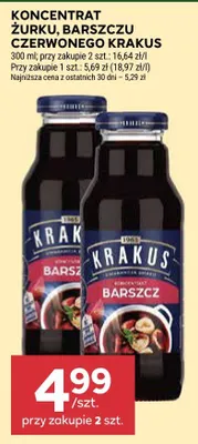 Koncentrat żurku, barszczu czerwonego promocja w Stokrotka