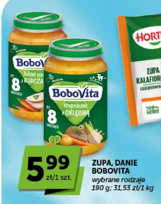 Danie BoboVita krupniczek z cielęciną promocja w Groszek