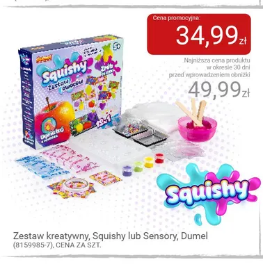 Zestaw kreatywny Squishy Dumel promocja w Smyk