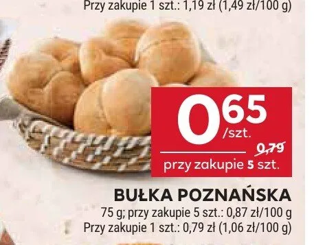 Bułka poznańska promocja w Stokrotka