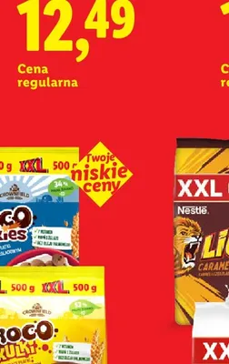 Płatki śniadaniowe Crownfield Choco Cookies XXL promocja w Lidl