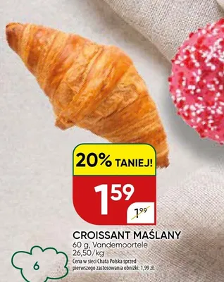 Croissant maślany Vandemoortele promocja w Chata Polska