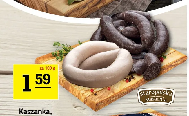 Kaszanka Staropolska Masarnia promocja w Gram Market
