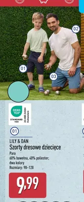 Szorty dresowe dziecięce Lily & Dan promocja w Aldi