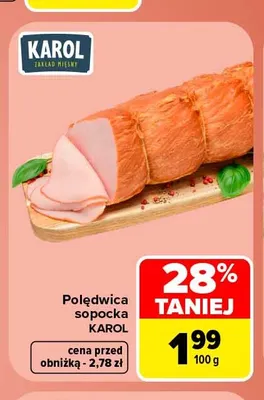 Polędwica sopocka Karol promocja w Carrefour Market