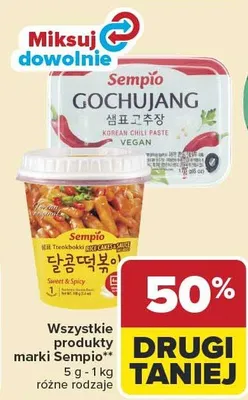Pasta Gochujang Sempio promocja w Carrefour