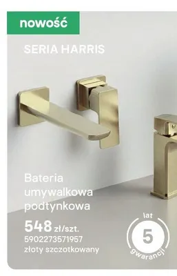 Bateria umywalkowa podtynkowa Valvex Harris promocja w Castorama