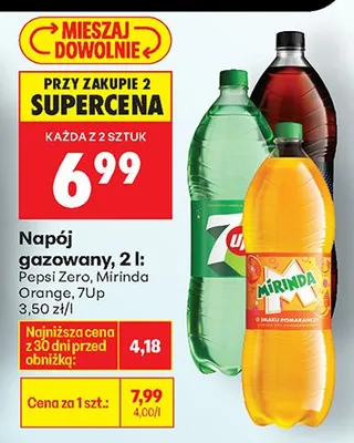 Napój gazowany Mirinda Orange promocja w Biedronka