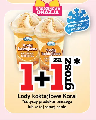 Lody koktajlowe promocja w Gram Market