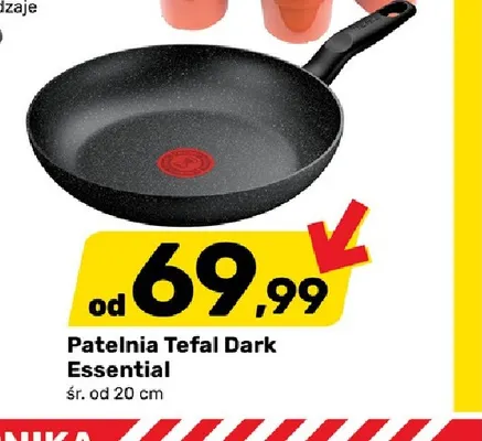 Patelnia Tefal Dark Essential promocja w Bricomarche