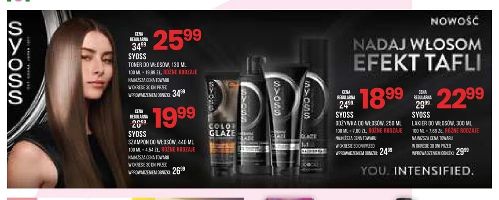Toner do włosów Syoss promocja w Drogerie Natura