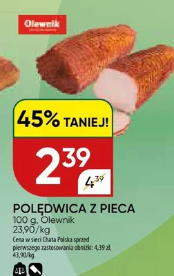 Polędwica z pieca promocja w Chata Polska