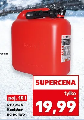 Kanister na paliwo promocja w Kaufland