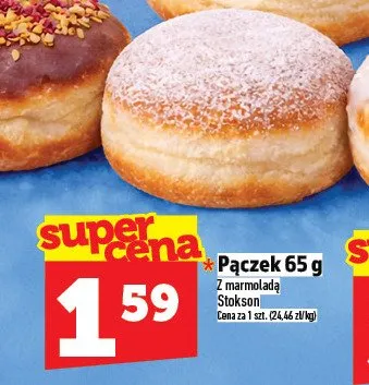 Pączek 65 g z marmolądą promocja w TOPAZ