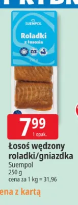 Łosoś wędzony Suempol promocja w Leclerc