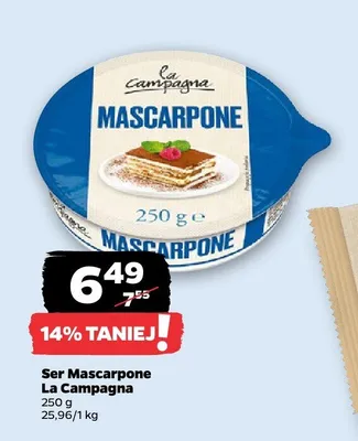 Ser Mascarpone La Campagna promocja w Netto