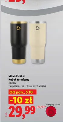 Kubek termiczny Silvercrest promocja w Lidl