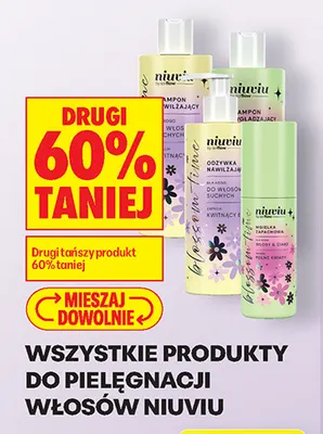 Produkty do pielęgnacji włosów Niuviu promocja w Biedronka