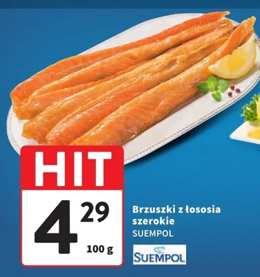 Brzuszki z łososia szerokie promocja w Intermarche