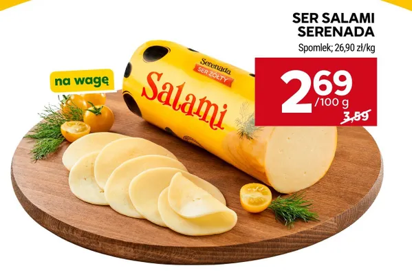 Ser Salami Serenada promocja w Stokrotka